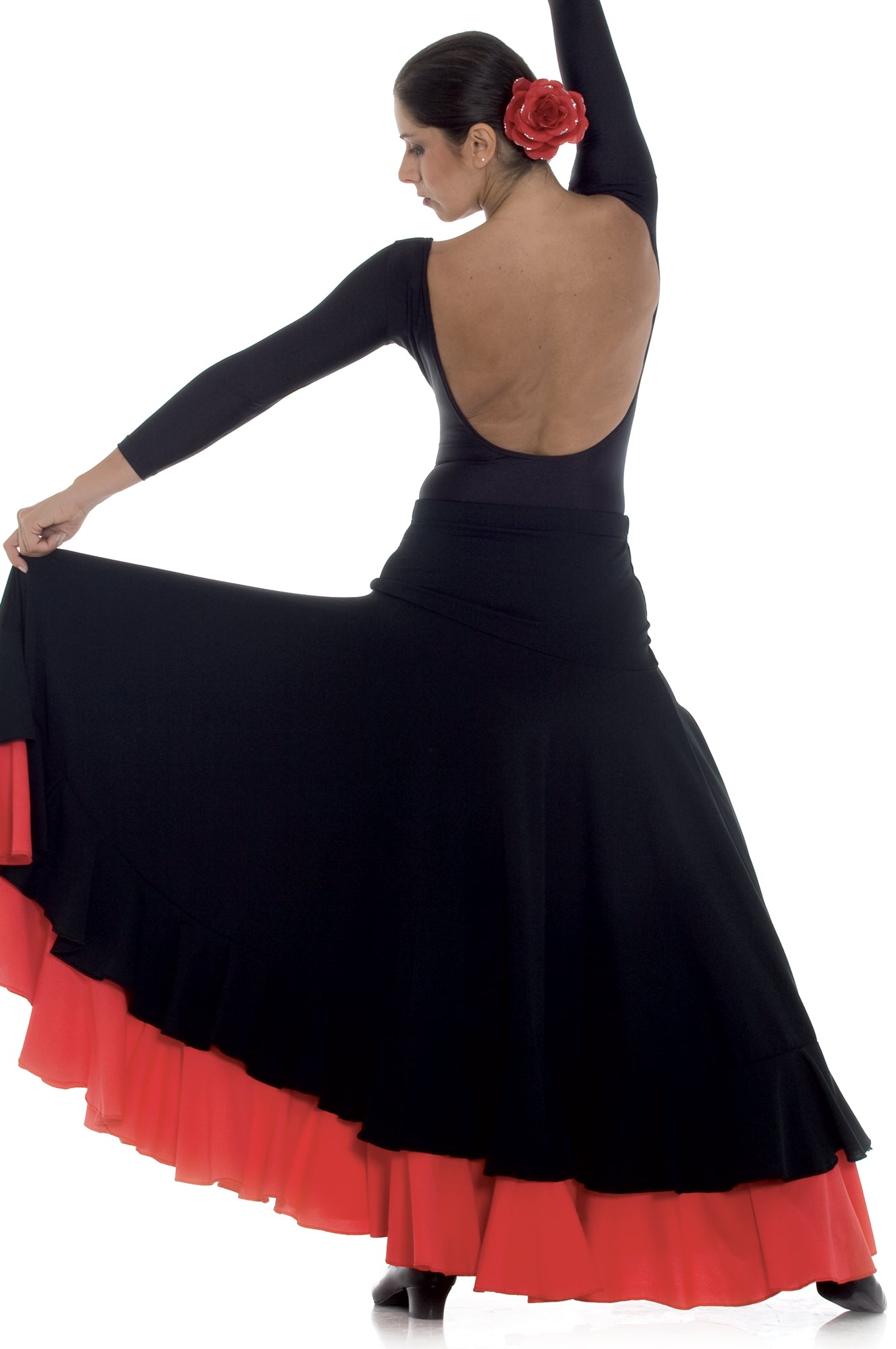 Body Flamenco con scollatura Profonda - Abbigliamento Flamenco-STUDIODANZA